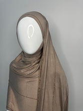 Load image into Gallery viewer, Jersey Embellished Hijab Design 1
