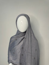 Load image into Gallery viewer, Jersey Embellished Hijab Design 2
